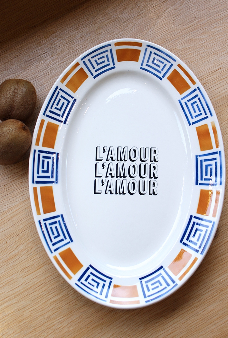 Plat Retro L'Amour