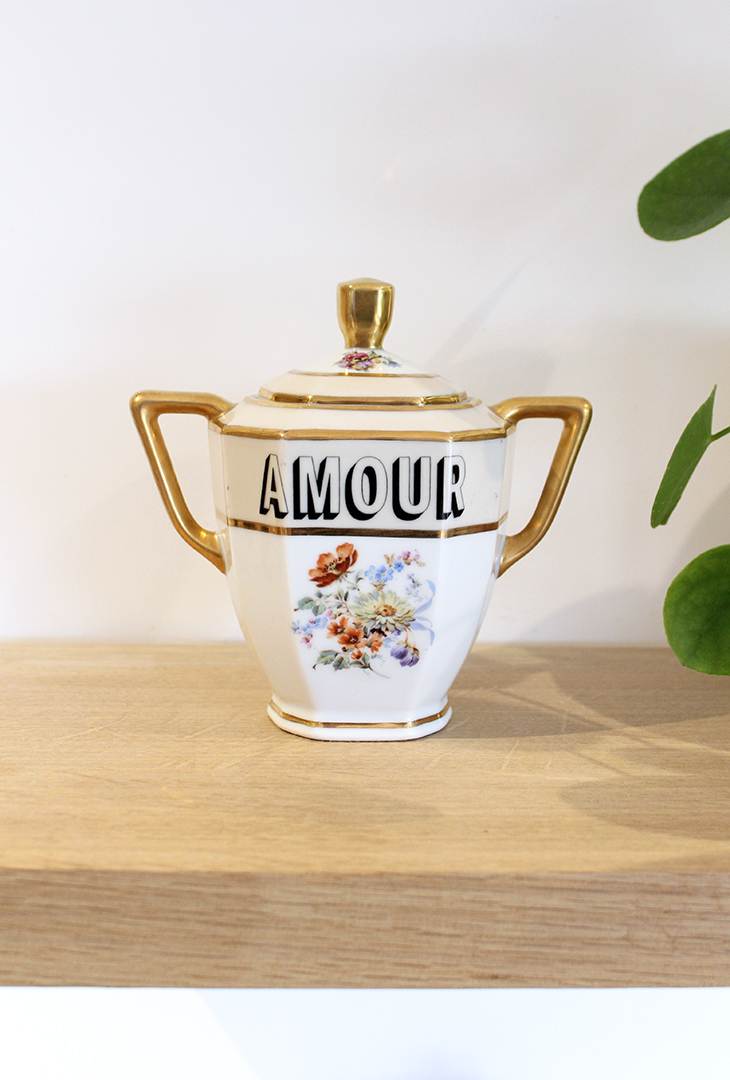 Sucrier Amour doré – Image 2