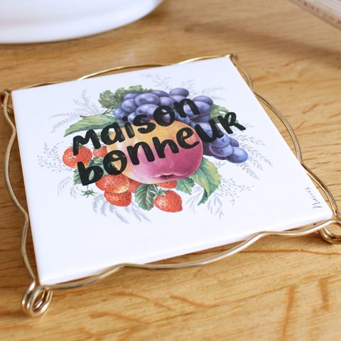 Dessous de plat Maison bonheur