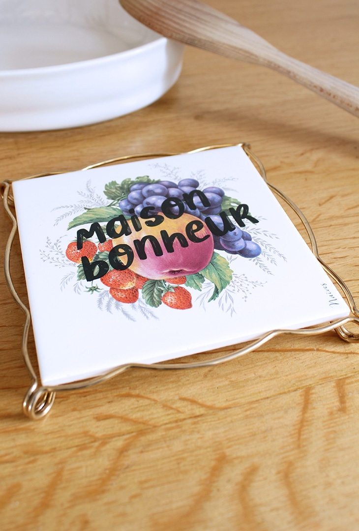 Dessous de plat Maison bonheur