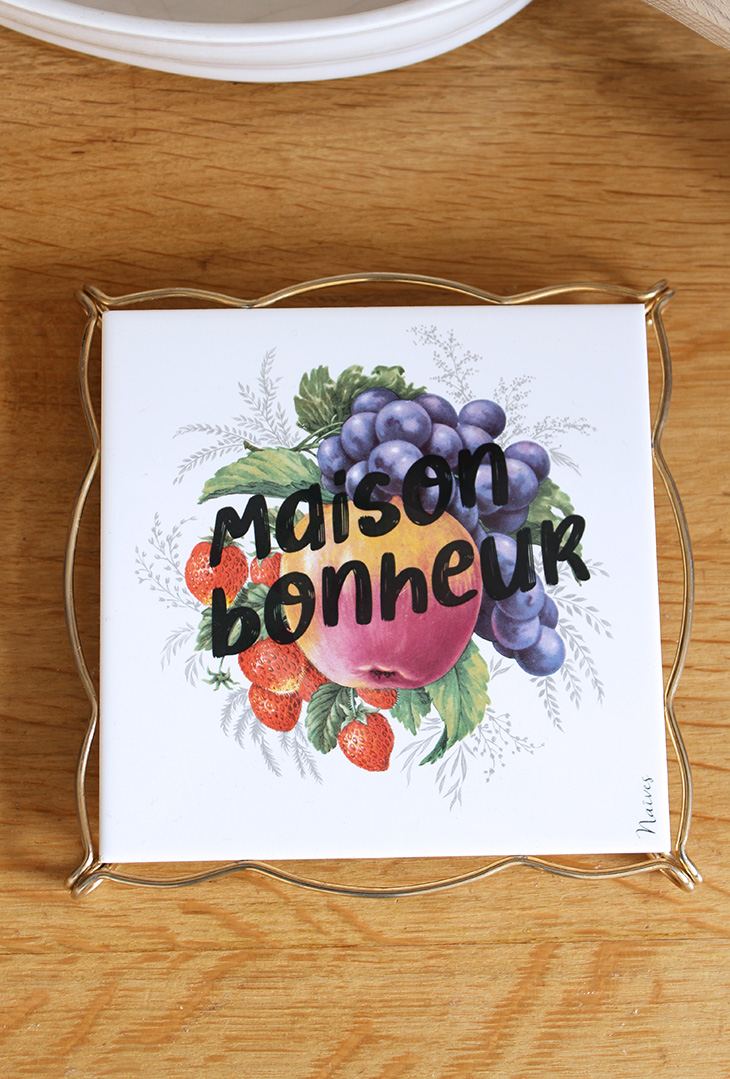 Dessous de plat Maison bonheur – Image 2