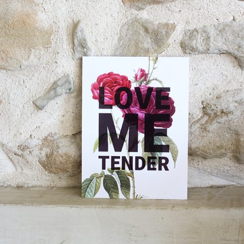 Carte Love me tender A5