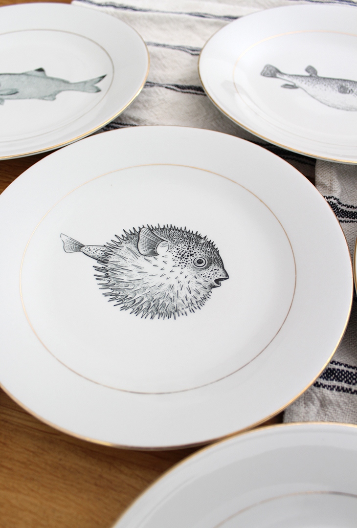 Service 6 assiettes Mer – Image 3