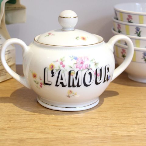 Sucrier L'amour fleurs