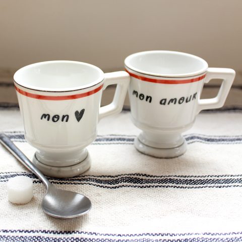 Duo espresso Mon cœur Mon amour