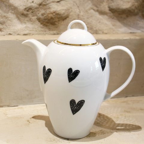 Théière Full cœurs