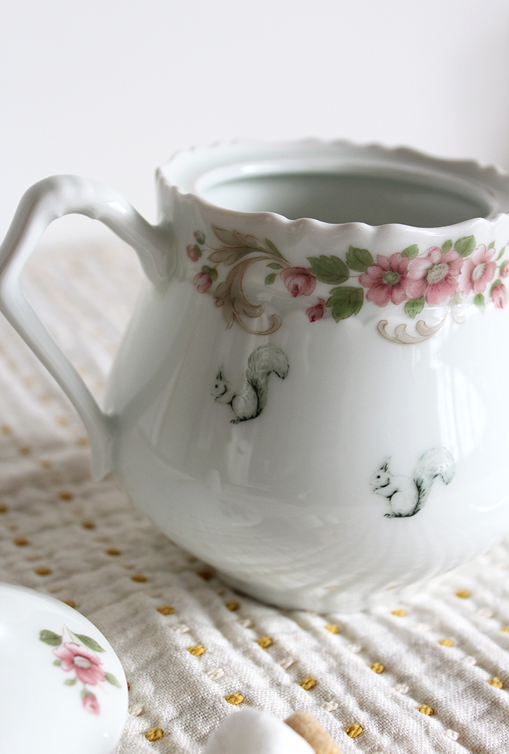 Sucrier rose Écureuils – Image 3