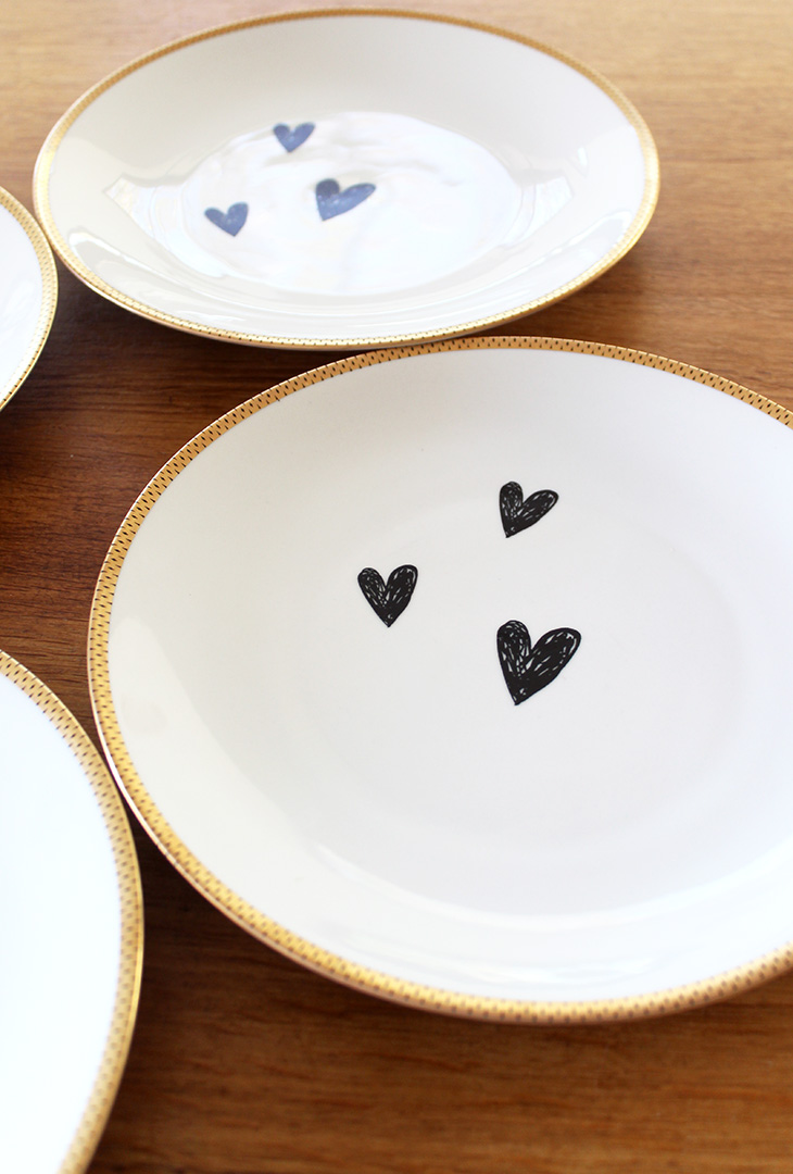 Service 4 assiettes Cœurs – Image 4
