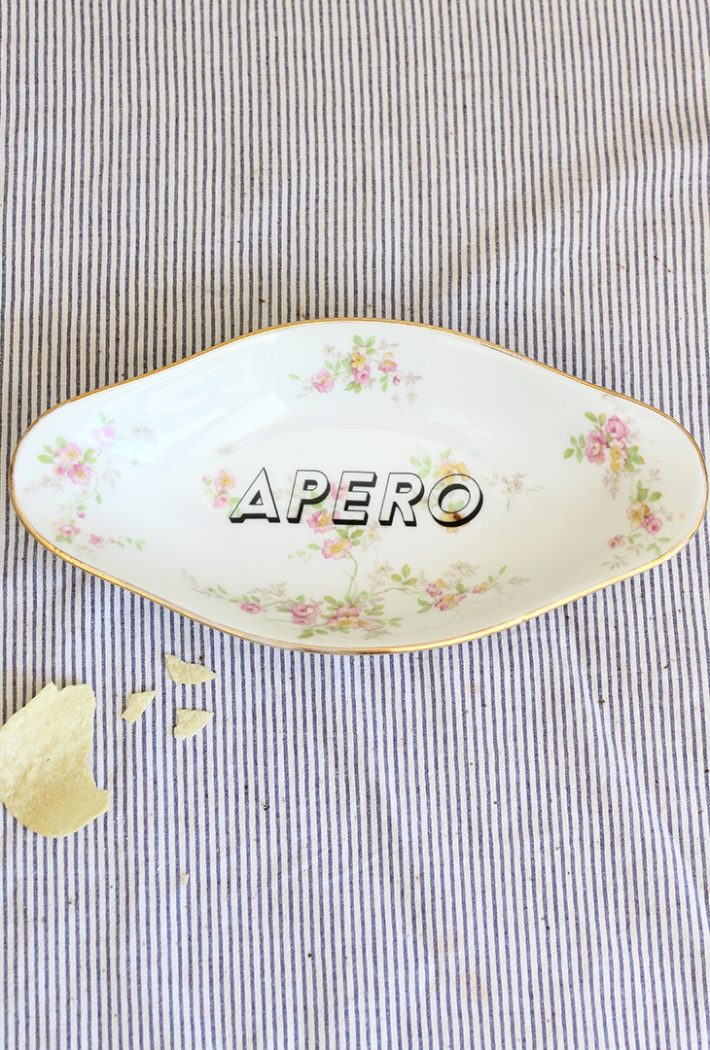 Coupelle Apéro fleurie