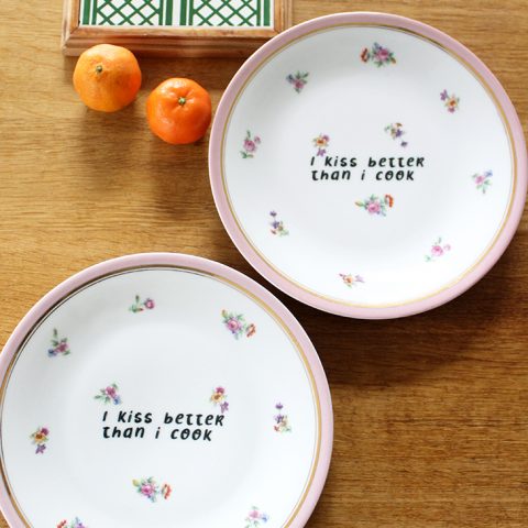 Duo assiettes I kiss