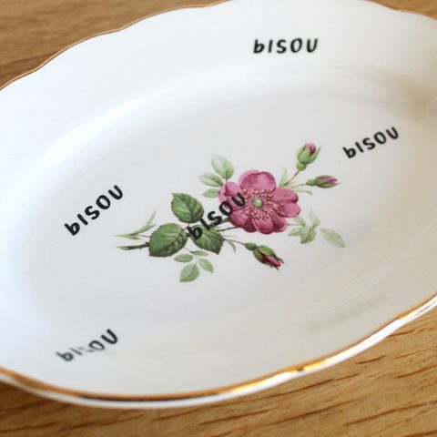 Coupelle fleurie Bisou