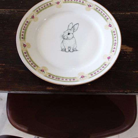 Assiette Lapin