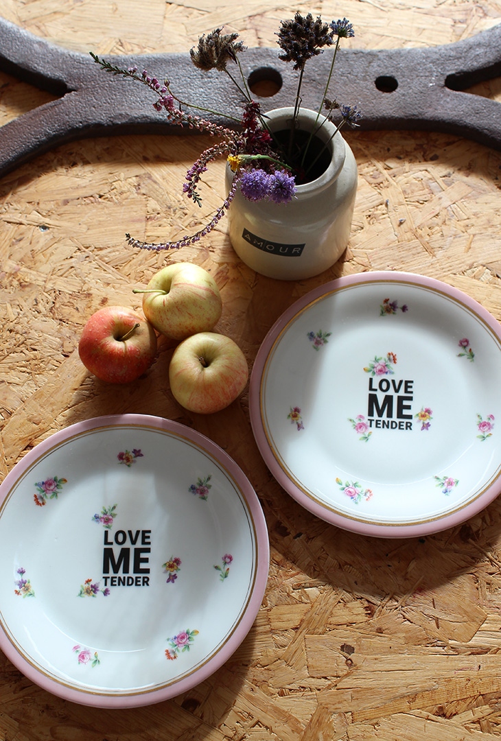 Duo assiettes dessert Love Me Tender – Image 2