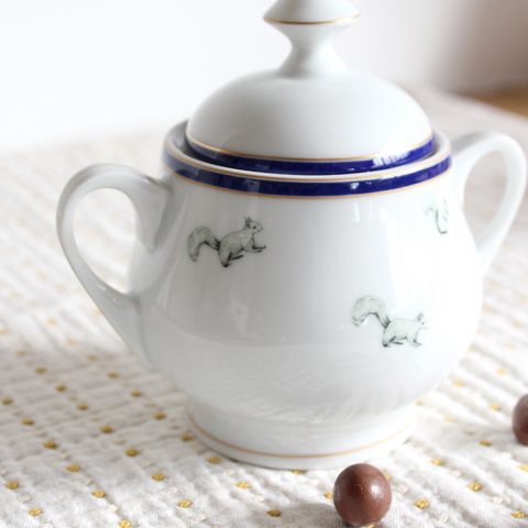 Sucrier bleu Écureuils