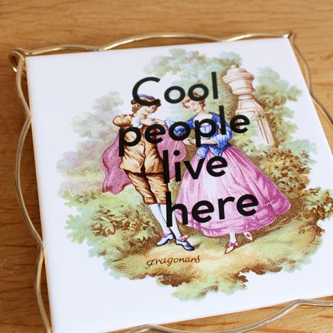 Dessous de plat Cool people