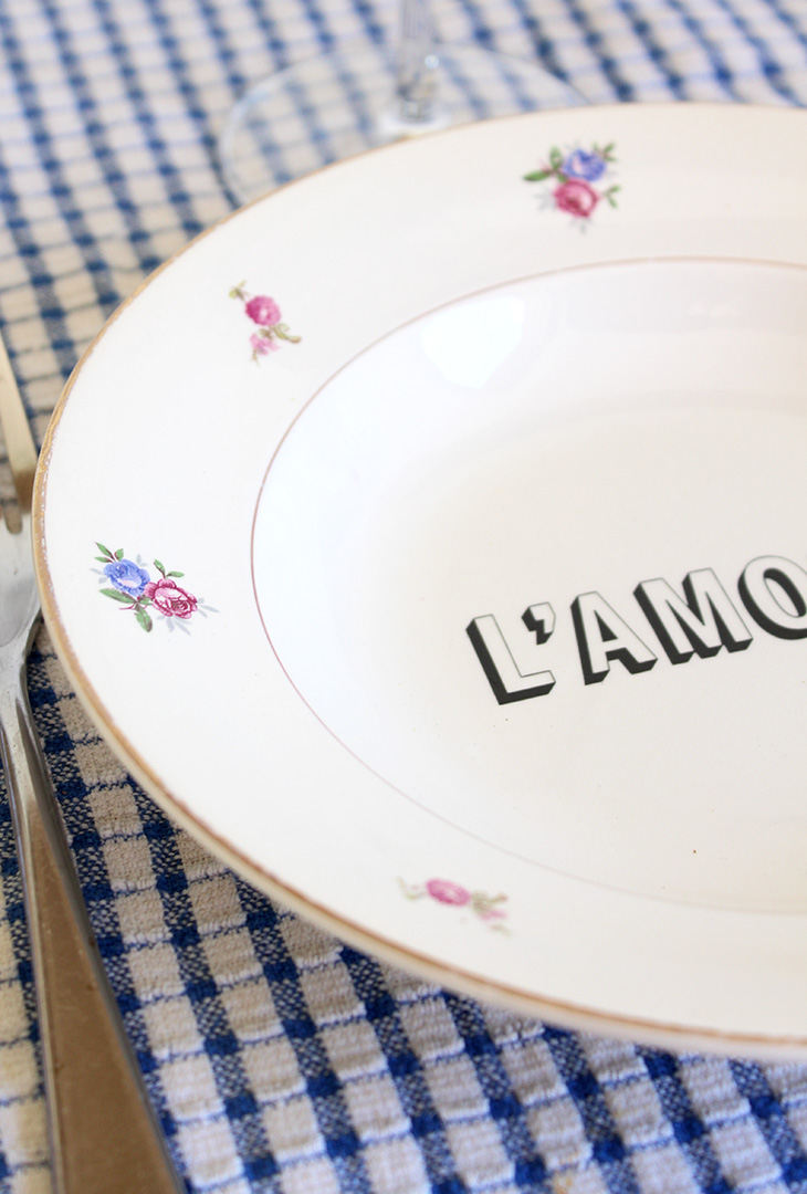 Assiette creuse l'Amour – Image 2