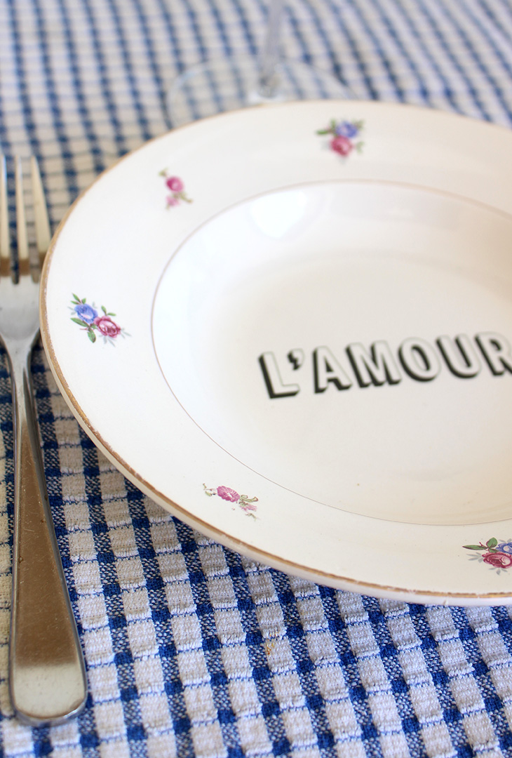 Assiette creuse l'Amour – Image 3