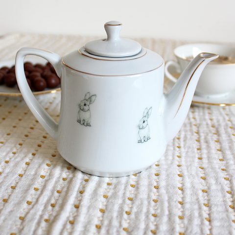 Mini théière Lapins