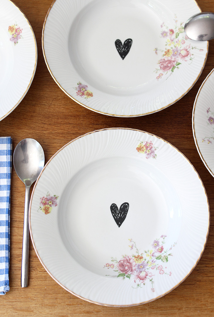 Service 4 assiettes Cœurs – Image 7