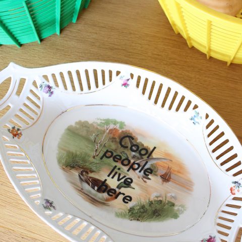 Corbeille à fruits Cool people