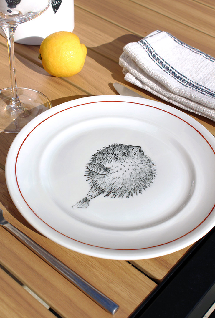Assiette Poisson Fugu – Image 2