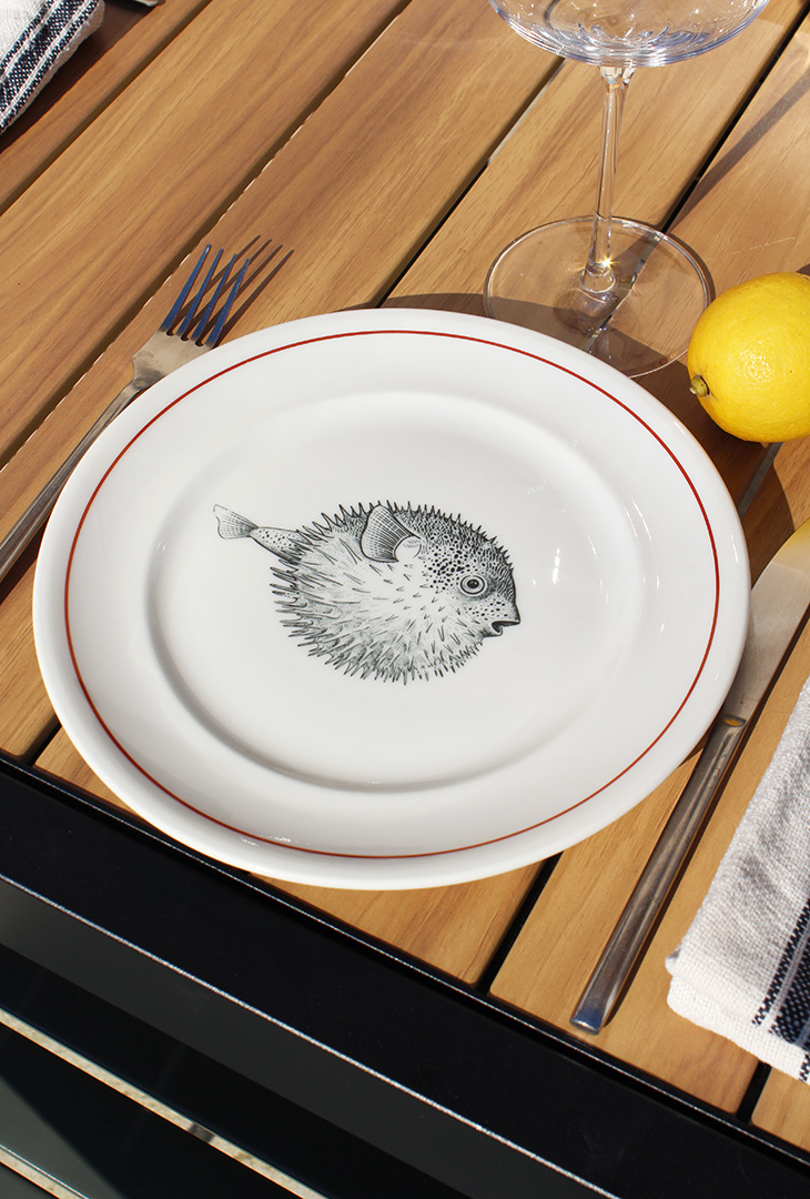Assiette Poisson Fugu
