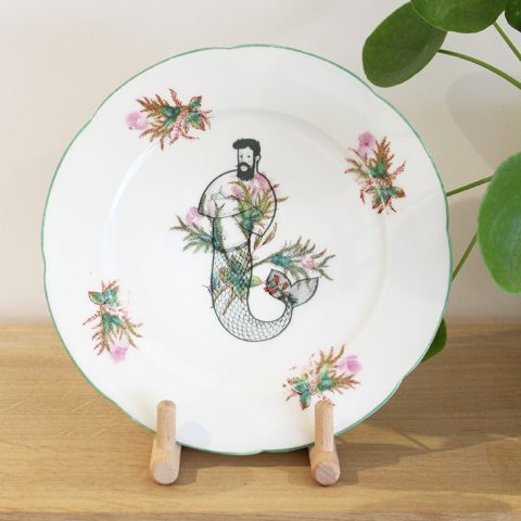 Assiette Triton sirène