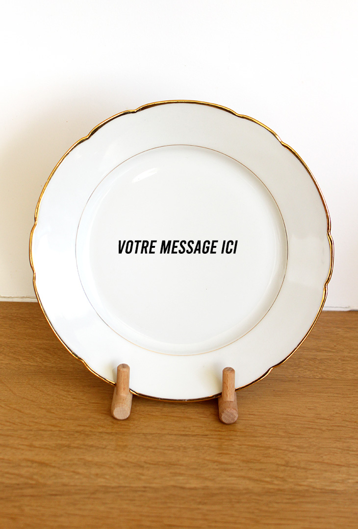 Assiette à personnaliser – Image 2