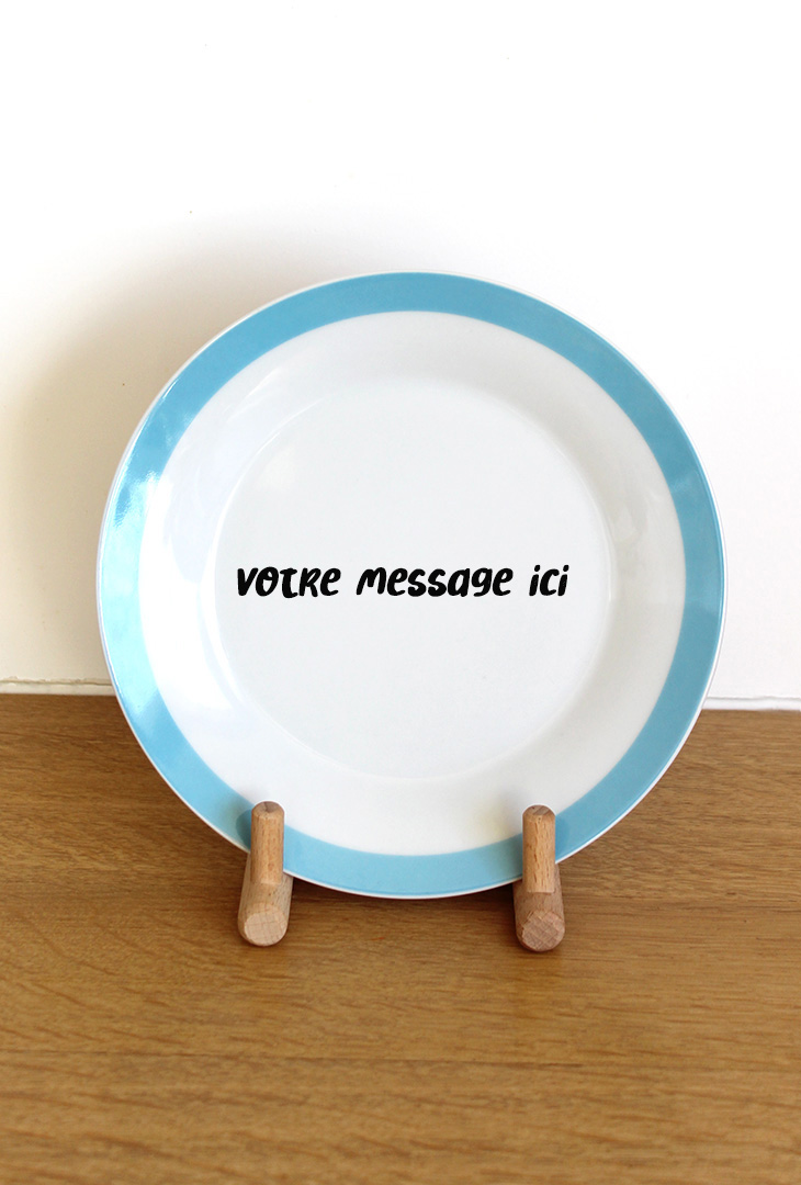 Assiette à dessert à personnaliser – Image 2