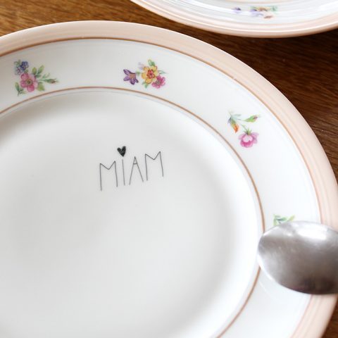 Assiette à dessert Miam