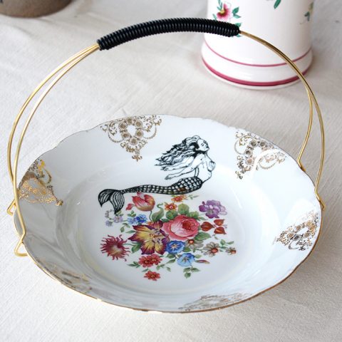 Assiette plateau Sirène