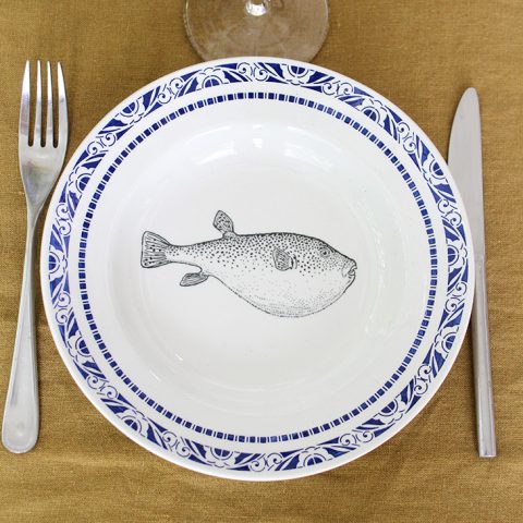 Assiette creuse Poisson