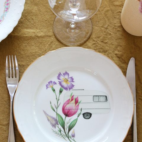 Assiette Caravane