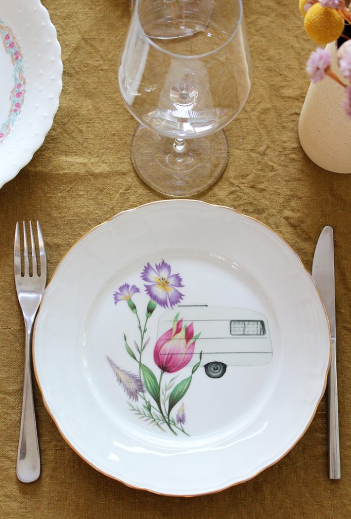 Assiette Caravane