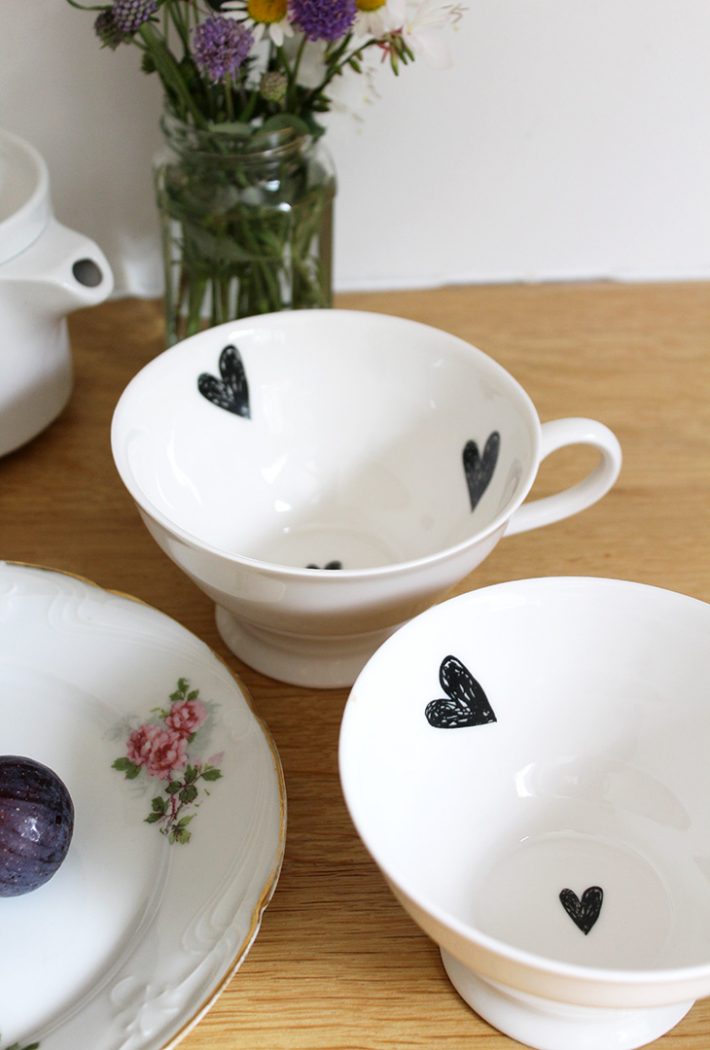 Tasse cœurs