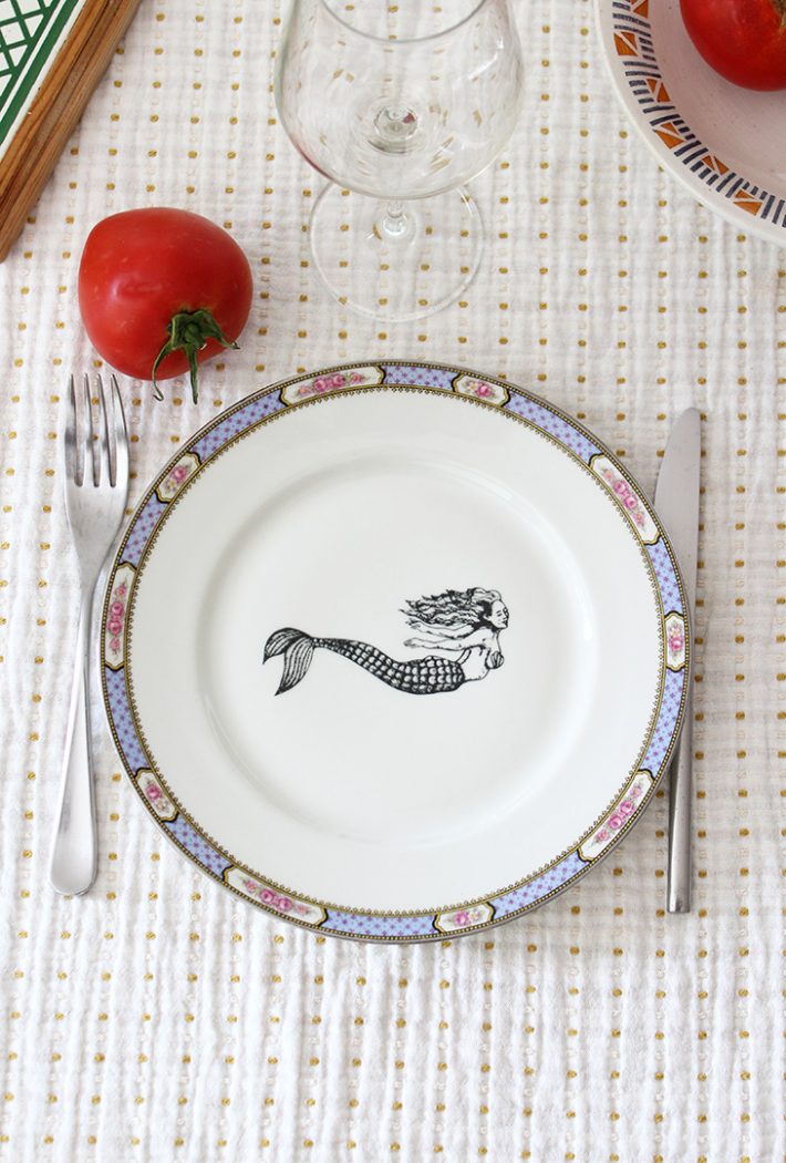 Assiette Sirène