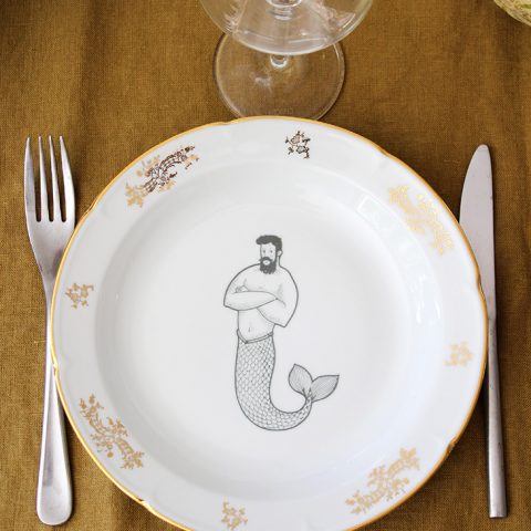 Assiette creuse Triton