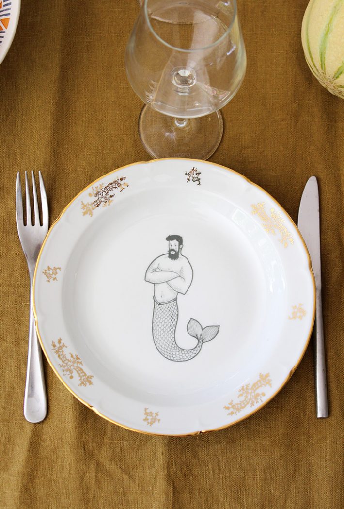 Assiette creuse Triton