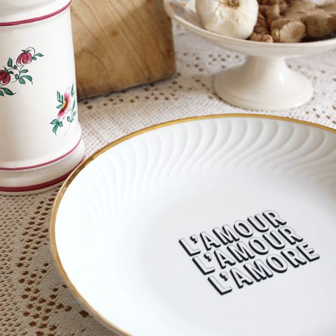 Plat L'amour l'amore