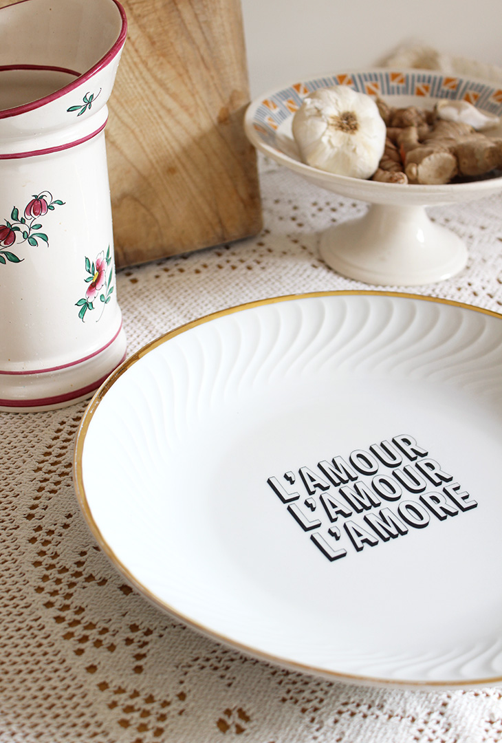Plat L'amour l'amore