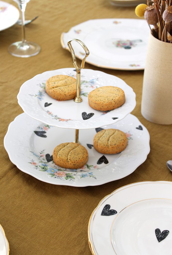 Plat à étage Cœurs