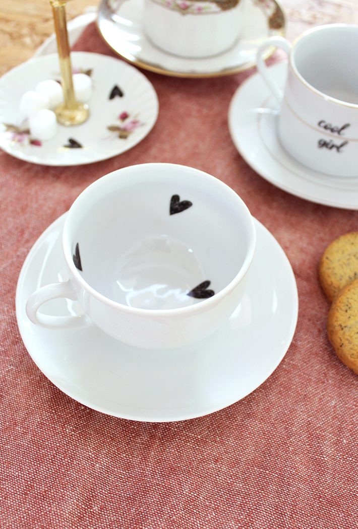 Tasse cœurs